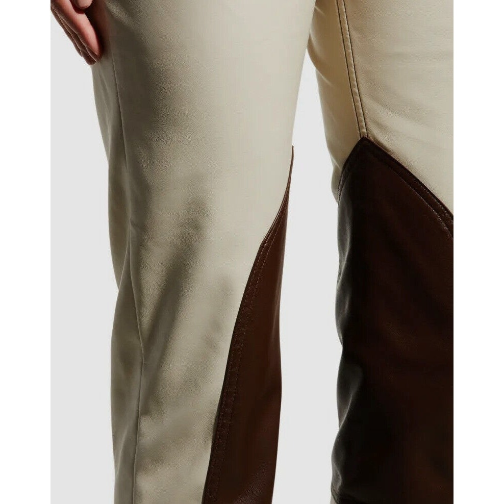 Nwt Still Here New York Tate Recycled Vegan Leather Jeans Size 26 — image 5 of 8